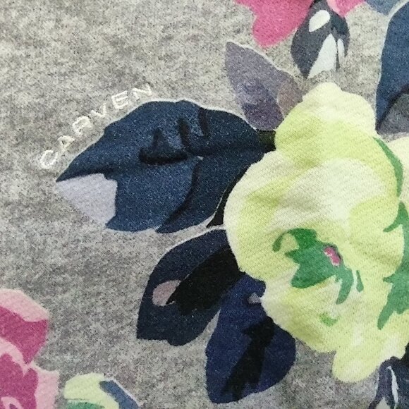 CARVEN floral printed pullover sweatshirt - small - Picture 9 of 9